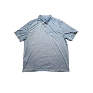 Tommy Bahama Polo Shirt Mens XXL Blue Short Sleeve Golf Athletic Performance
